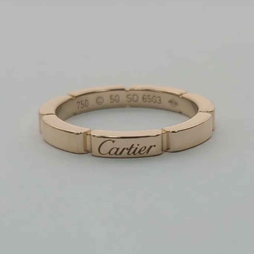 Cartier Maillon Panthere 18k Rose Gold Ring